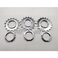 Fixie Cogs with Lock Ring 16T 17T 18T Fixie Gear Single Speed Fixie Sprocket Bike Fixed Gear Bike