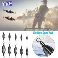 YVE 10/20pcs Fishing Lead fall, Hook Connector weight Lead Sinker, 2023 Sharped 1.5-7.5g Weights Sin