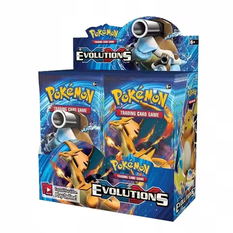 360Pcs Pokemon Card Evolutions Mega Charizard-EX TCG XY Evolutionse Sealed Booster Box English Boost