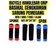 BICYCLE HANDLEBAR GRIPS SILICONE RUBBER SARUNG TANGAN CENGKAMAN PEMEGANG BASIKAL GETAH SILIKON BMX M