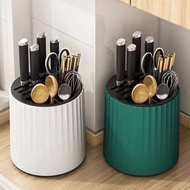 AZ 360° Knife Holder Kitchen Multifunctional Storage Rack Tool Knife Block  Kitchen Organizer