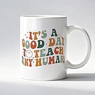 Groovy Teacher Mug, Daycare Preschool Kindergarten Teacher Gifts Ceramic Coffee Mug, Teachers Apprec
