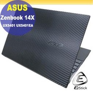 【Ezstick】ASUS UX5401 UX5401EA 黑色卡夢膜機身貼 DIY包膜
