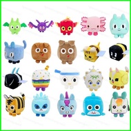 PS1 Roblox Pet Simulator X Yellow Cat Bee Brown Dog Tiger Pink Axolotl Plushie Game Merch Plush Doll