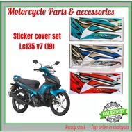 sticker cover set LC135 V7 (19) stripe LC V7