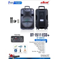 SPEAKER TROOLEY DAT DT 1511 ECO 2MIC BLUETOOTH PORTABLE DAT 1511ECO