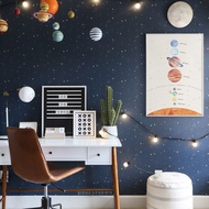 Educational Poster for Toddlers Solar System - Solar System Preschooler Wall Art - Matahari Planet B