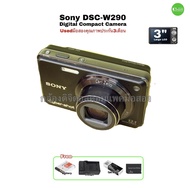 Sony Cyber-shot DSC-W290 12.1MP HD Digital Camera กล้องคอมแพค 5X Carl Zeiss Lens จอใหญ่ 3“ LCD Large Used มือสองคุณภาพประกันสูง
