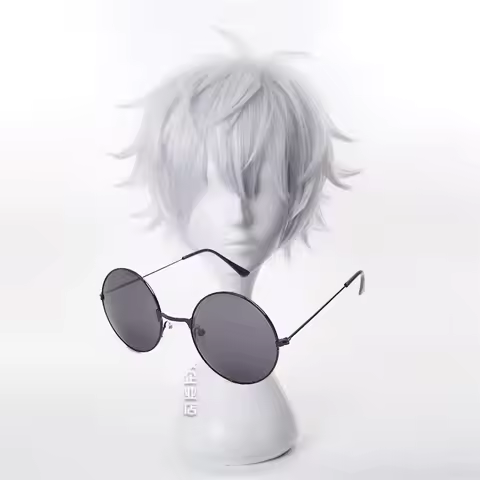 Gojo Satoru Wig Anime Cosplay Jujutsu Kaisen Cosplay Jujutsu Kaisen Gojo Satoru Costume Wig Hallowee