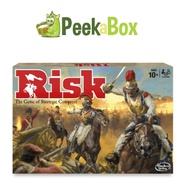 [Peek A Box] Hasbro Gaming Risk Game Strategy Board Game Updated Figures Improved Mission Cards War 
