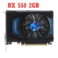 Yeston Radeon RX 550 GPU 2GB 128Bit Single Fan Video Card Radeon RX550 RX550-2G D5 TD GDDR5 DP ⓥ S2I