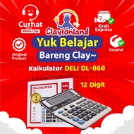 DELI DL-868 Calculator 12 digit trading calculator