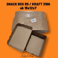 SNACK BOX R5 KRAFT/ 310G size 16x12x7