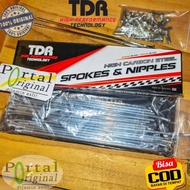 Spokes RacingTDR Chrome spokes High Carbon Steel Chrome krum spoke 130 154 159 164 172 184 189 84