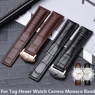 Watch Strap Hauer Carrera Monaco Genuine Leather 22mm 24mm With Logo