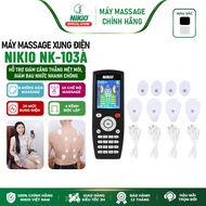 Nikio NK-103A 8-patch electric pulse massage machine - 4 separate massage channels, 60-minute timer
