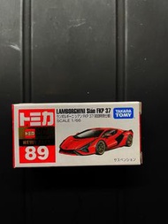 全新未拆封！Takara Tomica Lamborghini Sian fkp 37 紅色 初回特仕版 藍寶堅尼