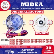 (ORIGINAL FACTORY) MSW-6008P MSW-7008P MSW-8008P MSW-9008P MSW-1108P MIDEA SEMI-AUTO WASHING MACHINE