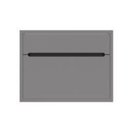 ตู้ลิ้นชัก KITZCHO CURVE 86x66 ซม. GREY GRAPHITE (1281346)