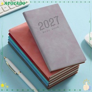 AVOCADD 2027 Schedule Book, Pocket Design Premium Thick Paper 2027 A6 Planner Notebook, Portable Lig