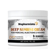 Deep Numbing Cream for Piercing, Injections& Tattoos, Fast Numbing for Waxing, 7 Hours Maximum Stren