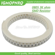 300pcs 0805 SMD Resistor 3K ohm Chip Resistor 1/8W 3K ohms 0805-3K
