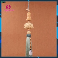 Car Toys Khanh Lotus Car Decoration Car Decoration, Hoang Duong Wooden Lotus Rope Car Decoration [Su