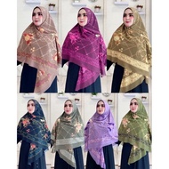 NEW Khimar segiempat printing by yodizein syar’i orginal