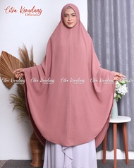 Instan Bergo Crinkle JUMBO OVAL Softpad Antem Hijab U Shape bahan Crinkle Airflow Premium GAZALA HIJ