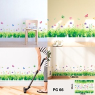 WALL STICKER STIKER SETIKER WALLSTIKER WALLSTICKER DINDING PAGAR LIS BORDER RUMPUT BUNGA MATAHARI SU