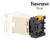 YUSENSS Time Relay, DH48S‑2Z 0.01S-99H99M Digital Time Relay, Precision Timing 220V with Socket Base