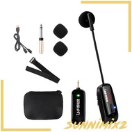 [Sunnimix2] Instrument Microphone for Erhu Flute Professional Speaker Receiver Microphone System System Durable Violin Wireless