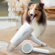 達新牌光觸媒抗菌寵物吹風機(附寵物梳) TS-6690