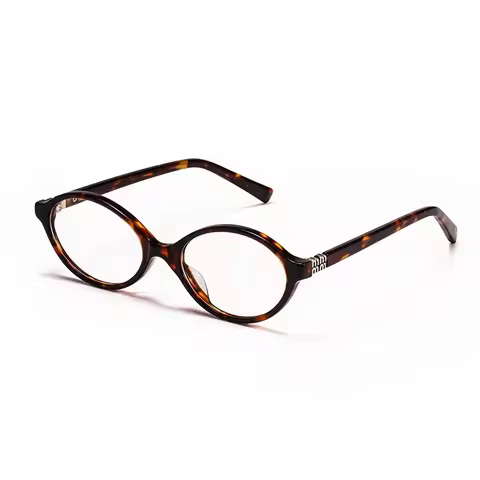 VICKY Acetate Simple Classic Small Frame Oval Design Eyeglasses Blue Light Reading Glasses Customiza