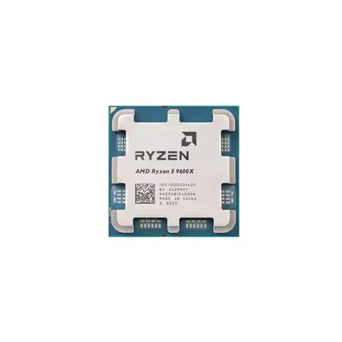 New Bulk Ryzen 5 9600X 6-Core 12-Thread Unlocked Desktop CPU R5-9600X 5.4GHz Integrated Graphics RDN
