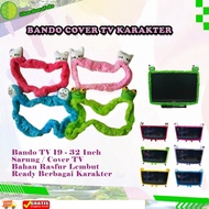 (sko) WHOLESALE 19-32 Inch TV Headband Soft Rasfur TV Cover with Character