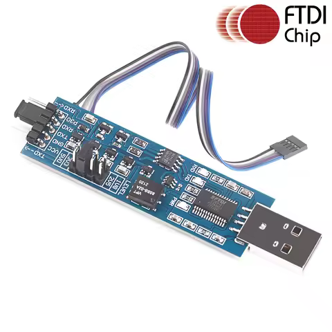 USB Serial Adapter 1.8V 2.5V 3.3V 5V TTL is Board FTDI 2.54mm Terminal Isolator UART Converter Suppo