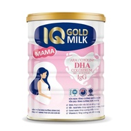 [900G Can] IQ GOLD MILK MAMA LESS SWEET AND RICH IN FIBER HELP MOTHERS AND BABY IMPROVE Immunity