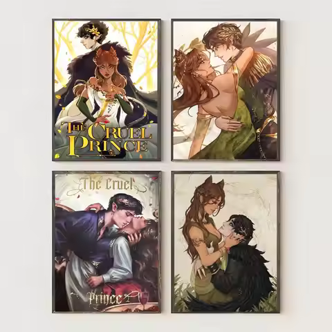 Novel The C-Cruel Prince Poster Waterproof Canvas Art Wrinkle Free Wall Hanging For Home Living Room