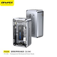 Awei P111K 10000mAh PD 22.5W Power bank fast charging power banks LED Digital display with RGB light