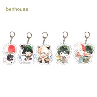 My hero academia acrylic pendant keychain