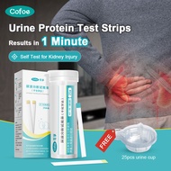 Cofoe Urine Protein Test Strips Kidney Urinary Tract Test Paper Urinalysis Test Strips Urine Reagent Test Kit for Male Female