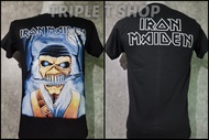 เสื้อยืดคอกลม สกรีนลายวง IRON MAIDEN