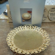 Tray Round/Talam Bulat Hidang/Talam Perhiasan (Besi) saiz 29cm