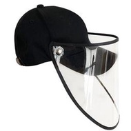 【DA279】防飛沫 棒球帽 護目 防護帽 可拆式防疫帽 鴨舌帽 遮臉面罩 棒球帽子 遮陽帽