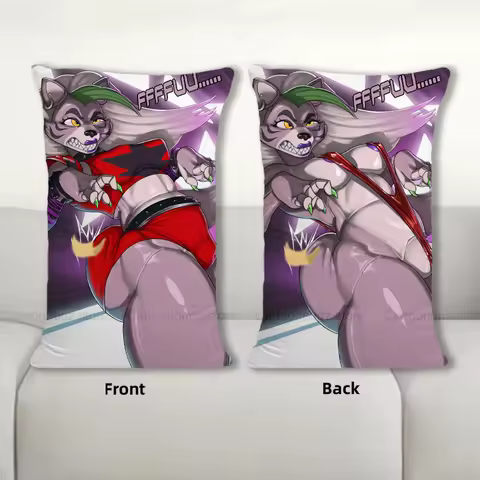 R18+ Dakimakura Anime Roxanne wolf furry Pillow Cover Sofa Cushion Double-side Print Throw Pillow Ca