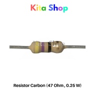 Resistor 47 Ohm (Carbon - 0.25W)