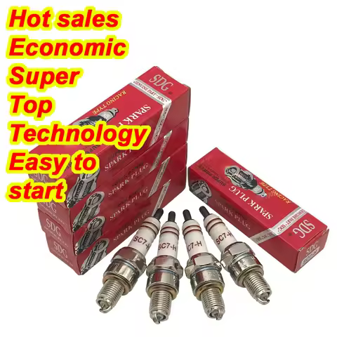 1 2 4PCS Motor SC7-H Spark Plug For CR7HSA C7HSA A7RTC A7TC CR6HSA C5HSA C6HSA U22FS-U SUZUKI Y6 Eng