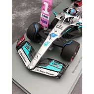 [Ready Stock] Spark 1: 18 Mercedes-Benz AMG F1 Racing Car W13 Brazil Russell First Win 2022 Mercedes
