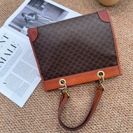 Celine Vintage 老花盒子托特包tote肩背包